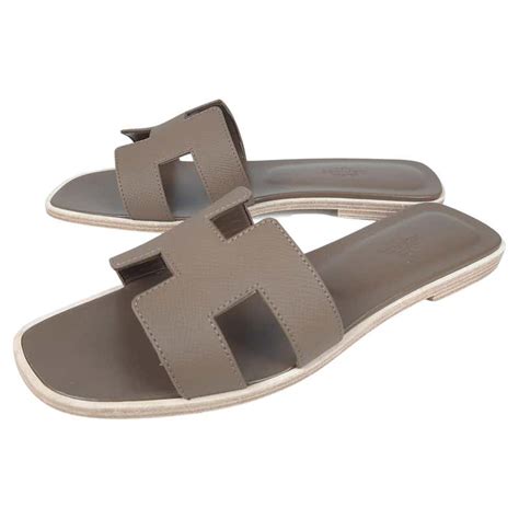 oran hermes etoupe|hermes oran sandals size guide.